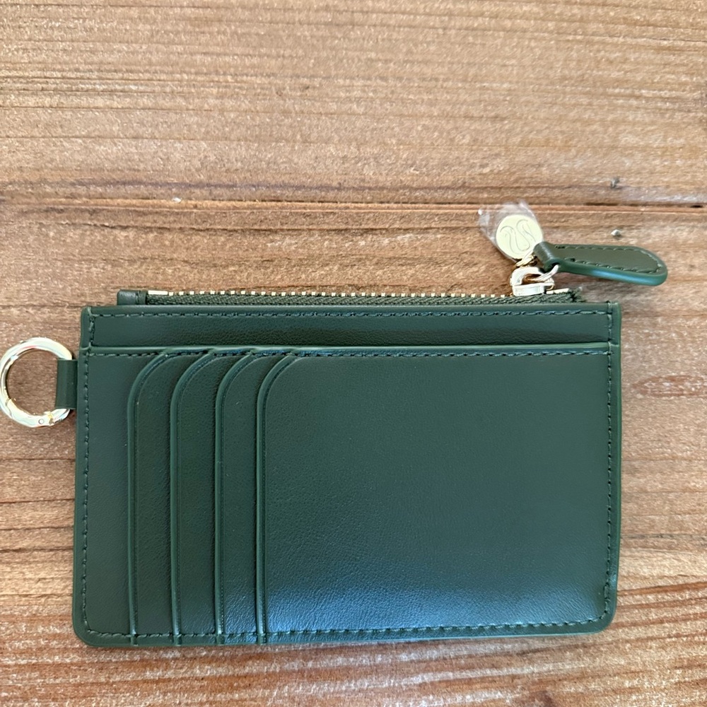 NWOT Lululemon Cactus leather alternative Card Holder - Picture 4 of 4